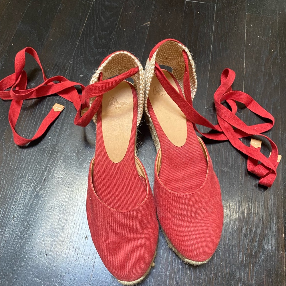 Red Castañer espadrilles